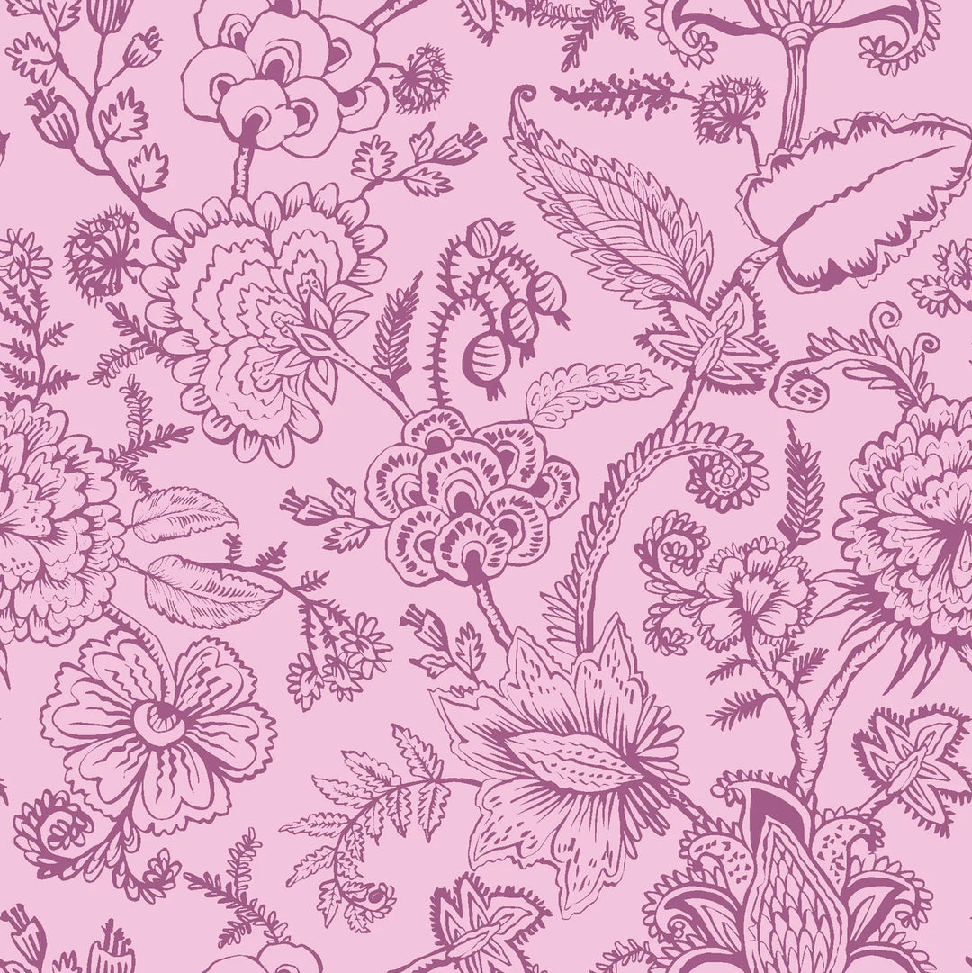 Viskose bedruckt Floral Blumen // pink