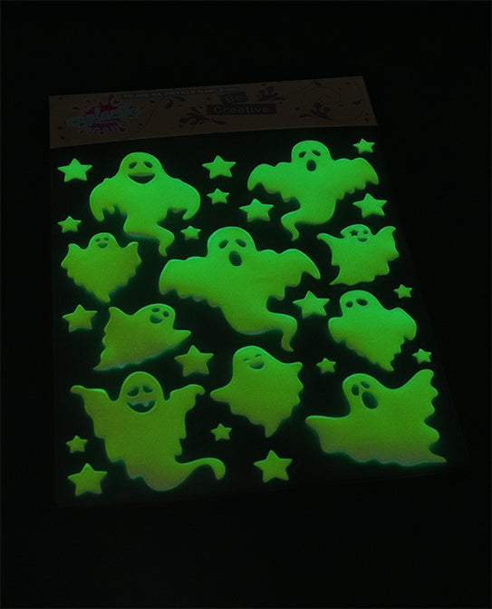 Applikationen Bügelbilder Patches // Geister glow-effect