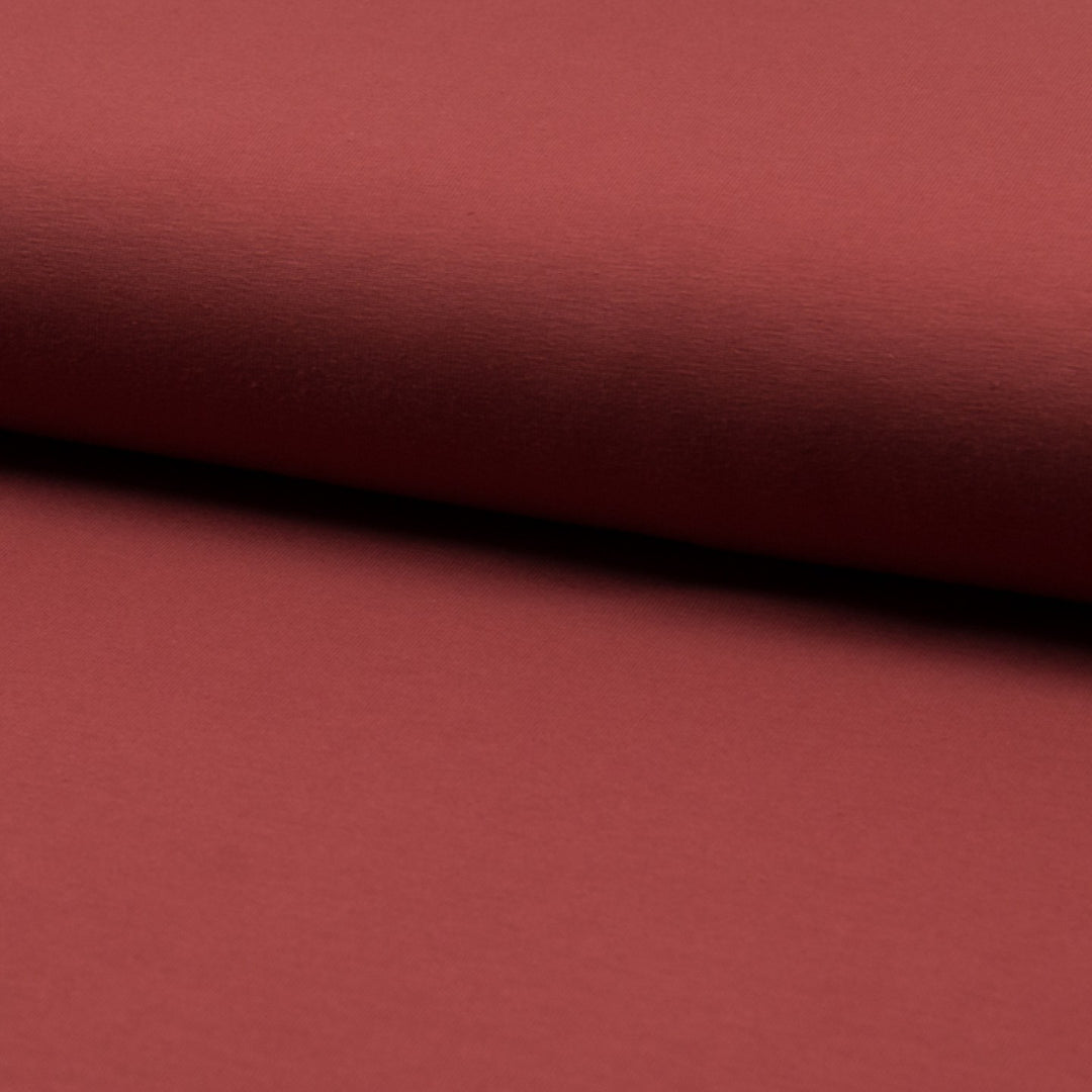 Baumwolljersey Organic Uni // terracotta