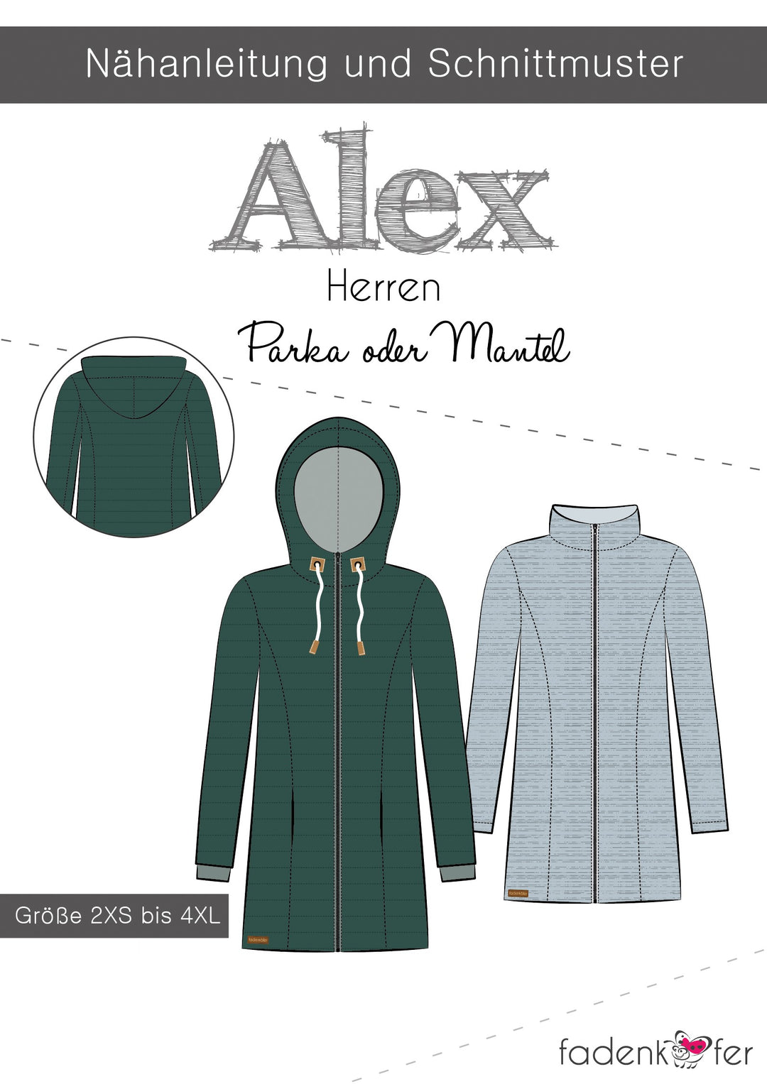 Papierschnittmuster Alex Herren Kinder