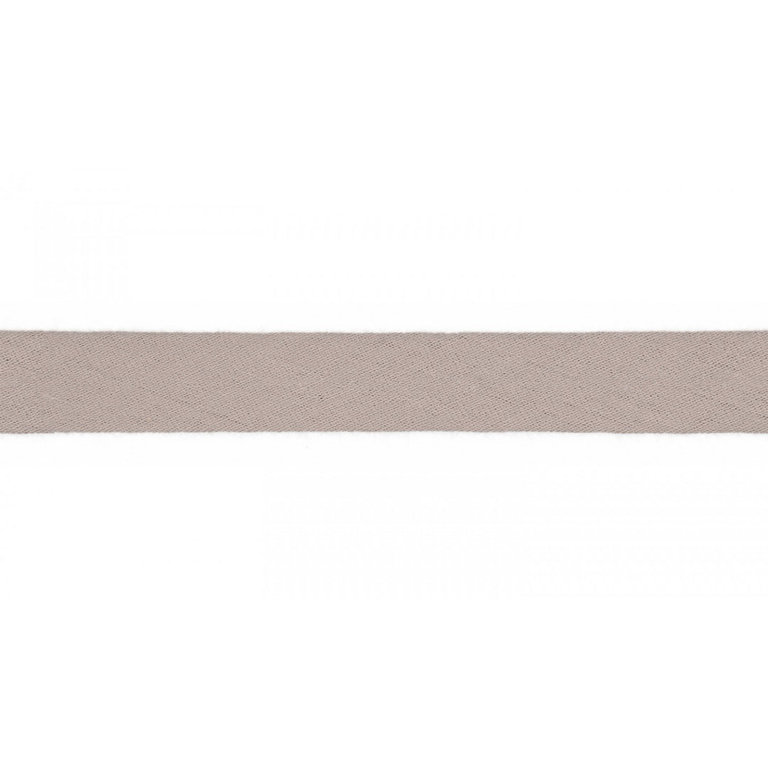 Schrägband Musselin Uni 20 mm // beige