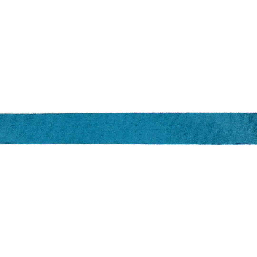 Schrägband Jersey Uni 20 mm // türkis