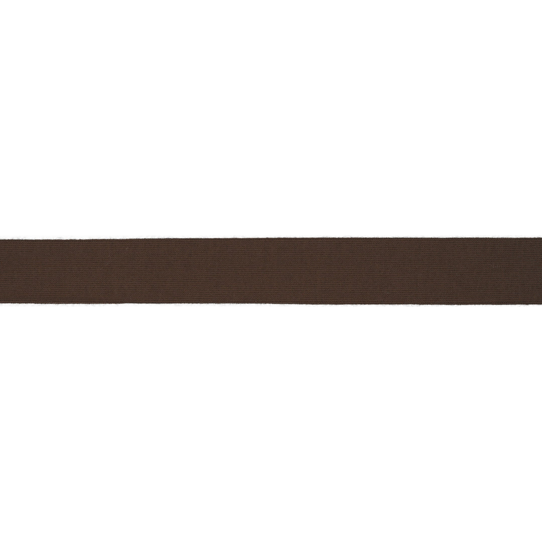 Schrägband Jersey Uni 20 mm // braun