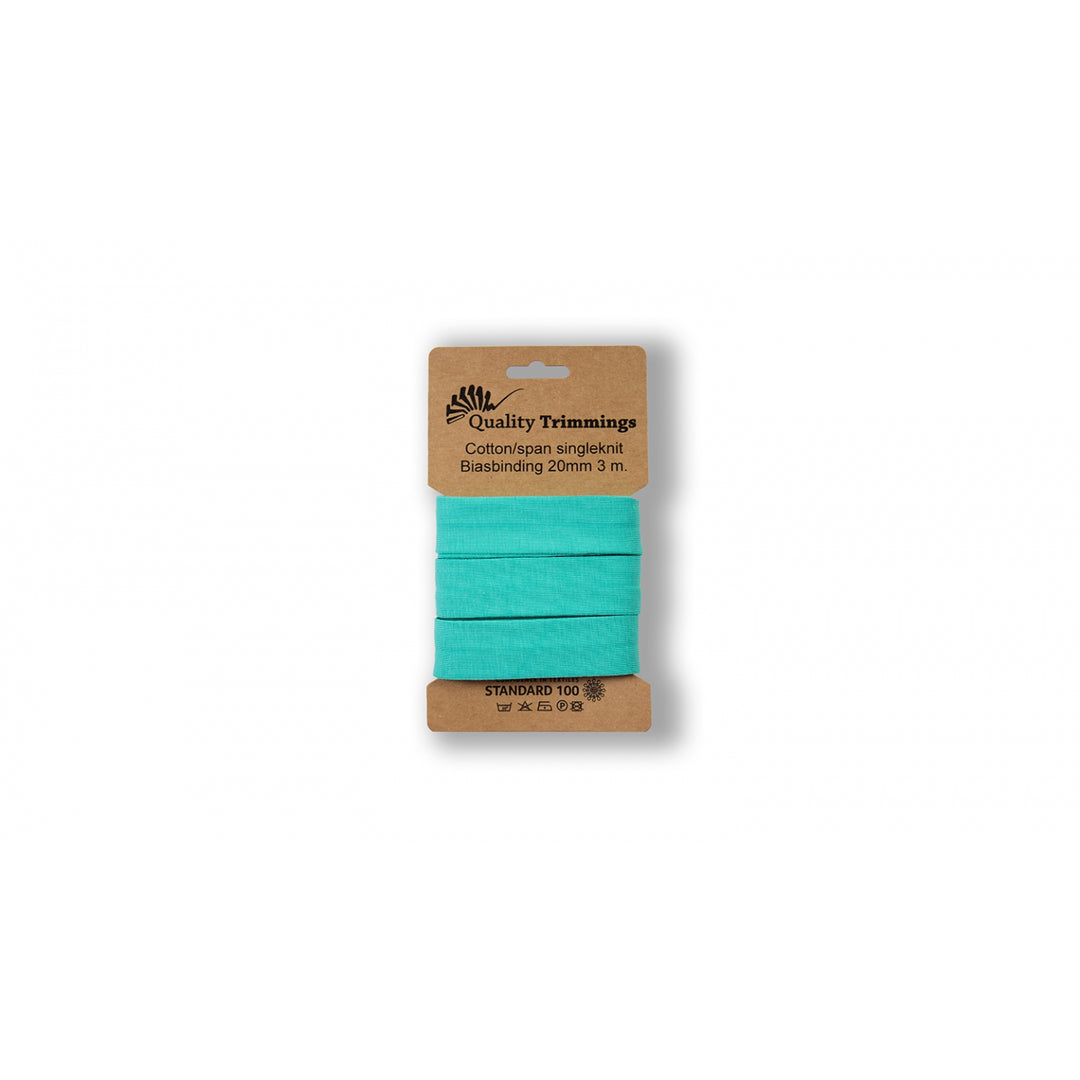 Schrägband Jersey 3 M - 20 mm // mint