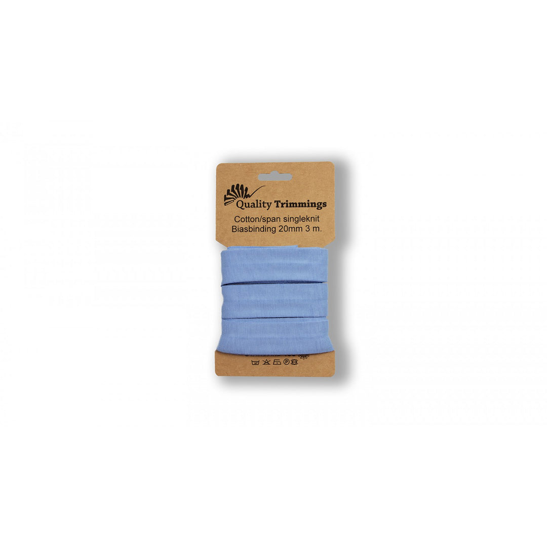 Schrägband Jersey 3 M - 20 mm // blau