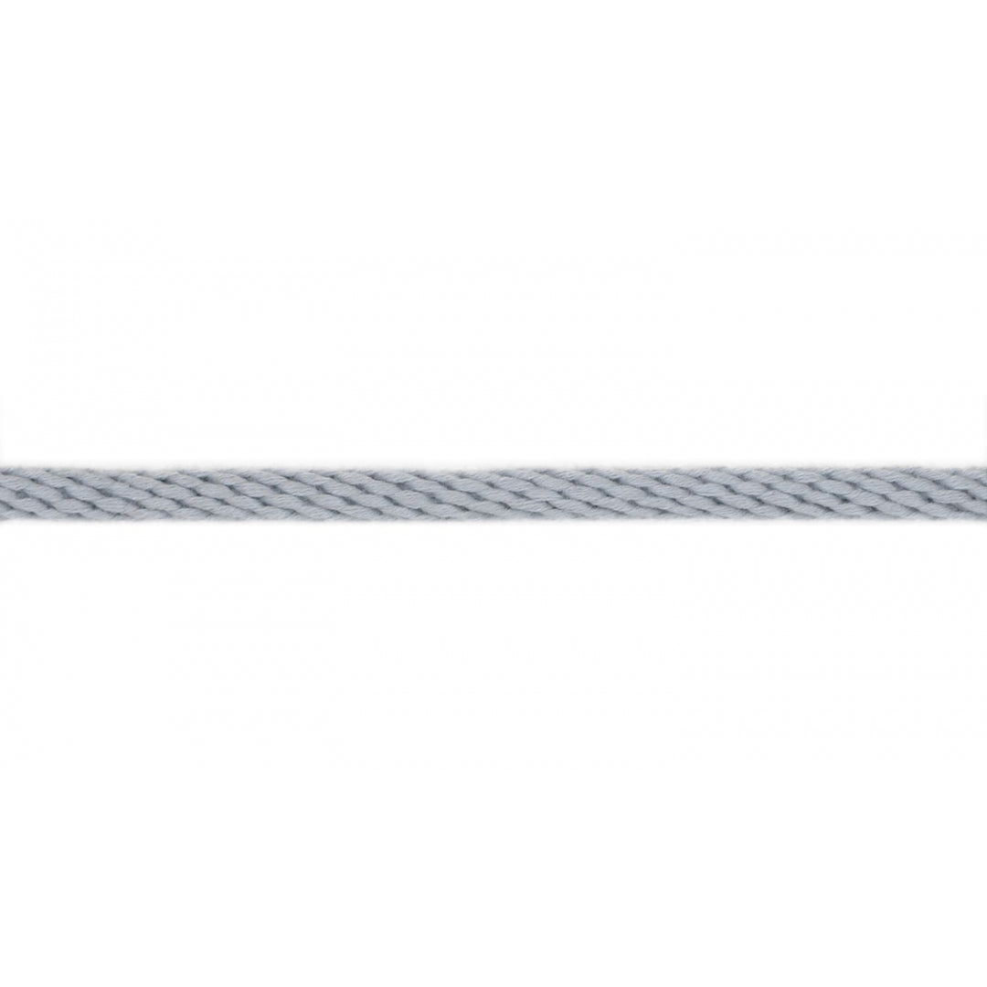 Rundkordel Uni 6 mm// grau melange
