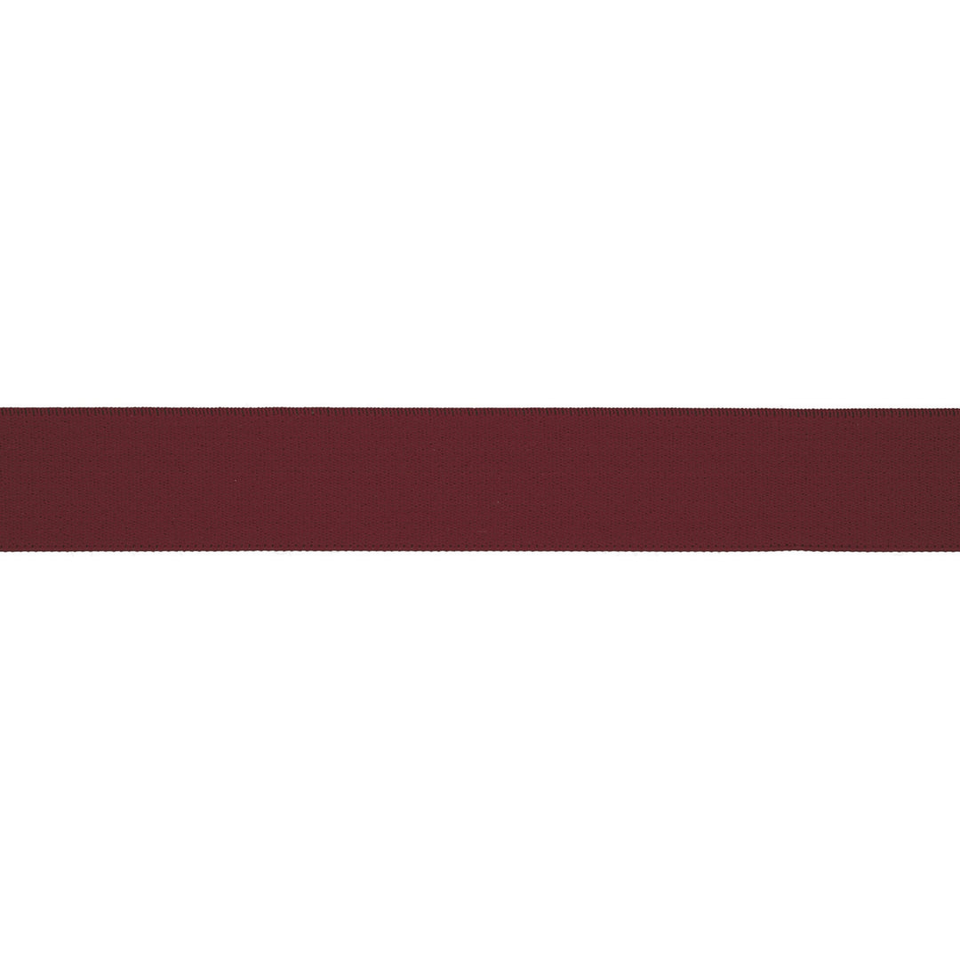 Gummiband Uni 25 mm // bordeaux