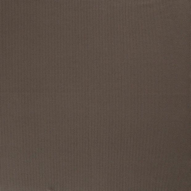 Waffel Jersey gestrickt in Unifarben // taupe grau