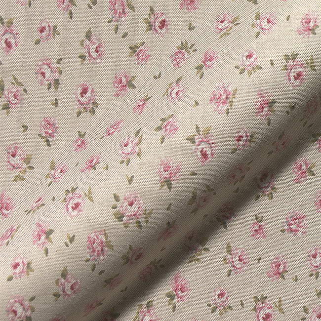 Canvas Classic Little Rose Old Pink // panama naturfarbe