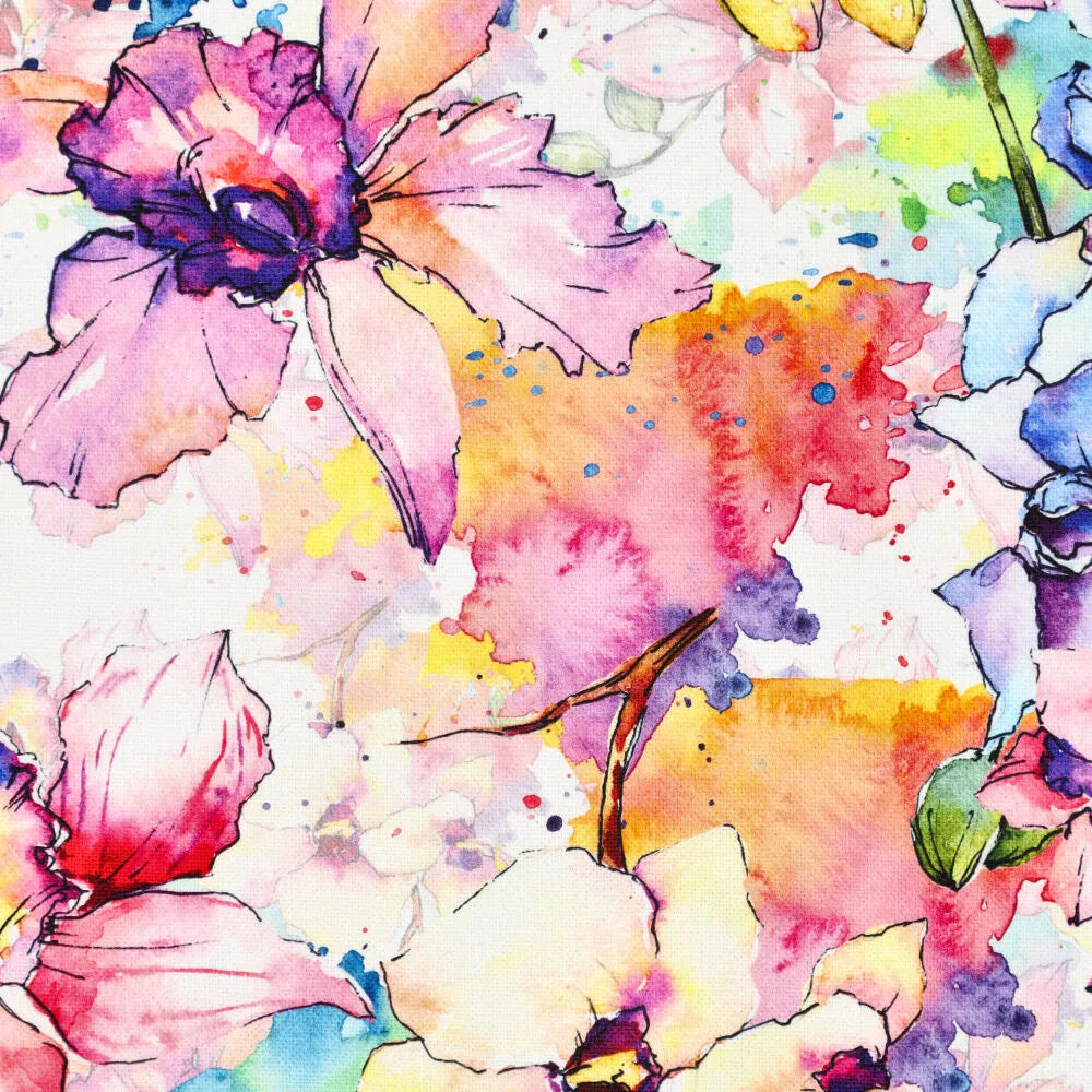 Canvas Digitaldruck Floral Garden