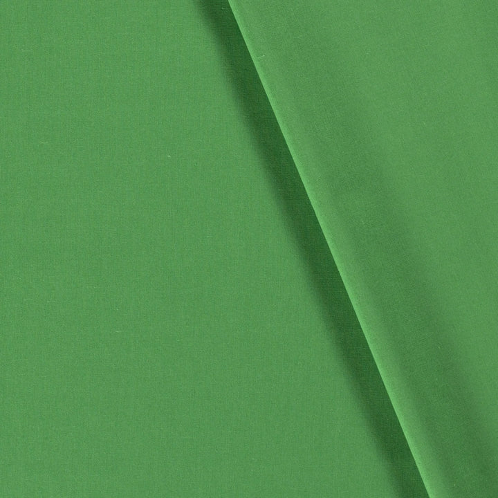 Leinen-Baumwolle Uni // grün