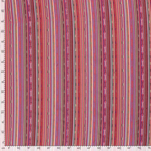 Canvas Stoff Streifen // pinktöne