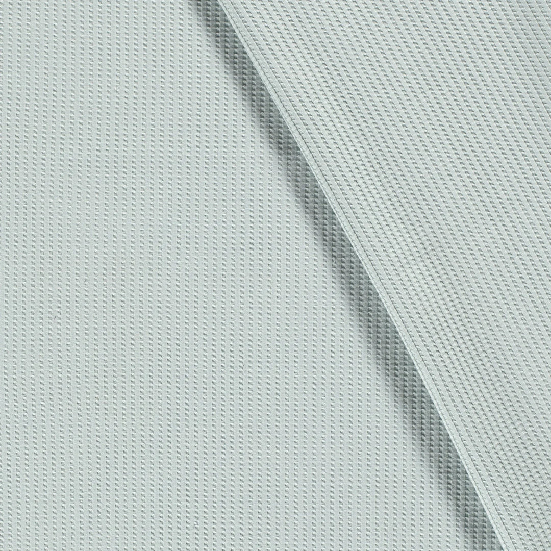 Waffel Jersey gestrickt in Unifarben // eisblau