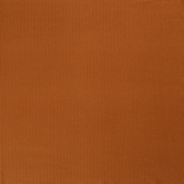 Waffel Jersey gestrickt in Unifarben // ziegelrot