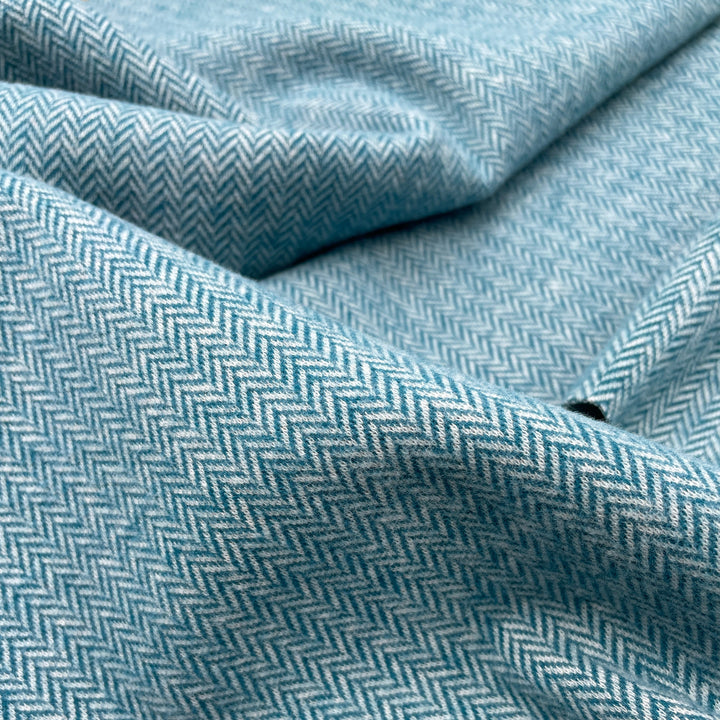 Jacquard-Sweat gebürstet "Max" // kleine Fischgräten