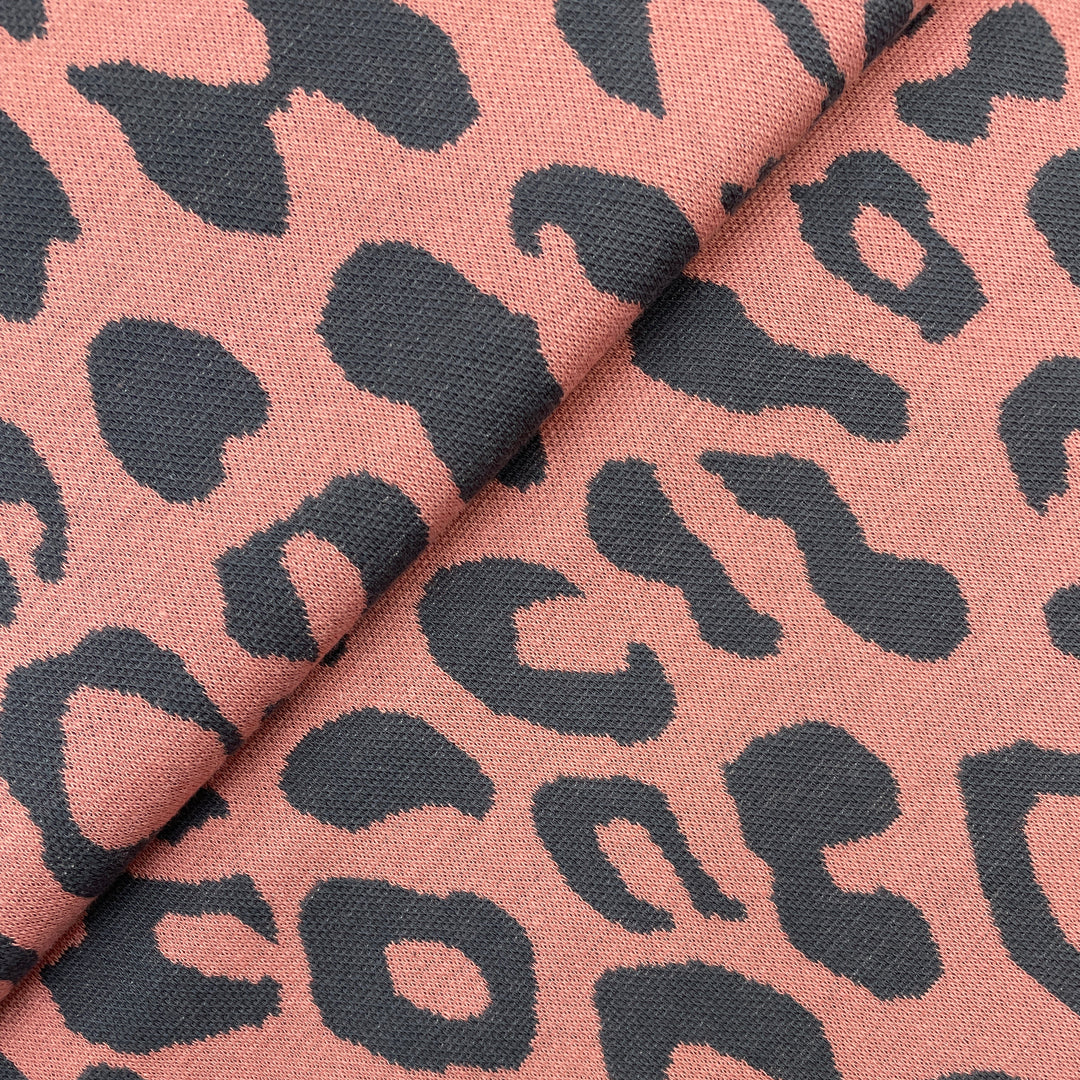 Jacquard-Sweat "Ben" // Leopardenmuster #2 Color Palette