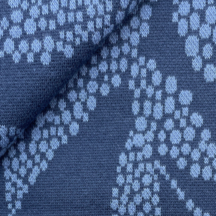 Jacquard-Sweat "Ben" // Leaves-Dots