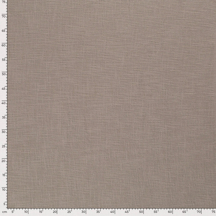 Baumwollstoff Dekostoff Modestoff Uni // taupe