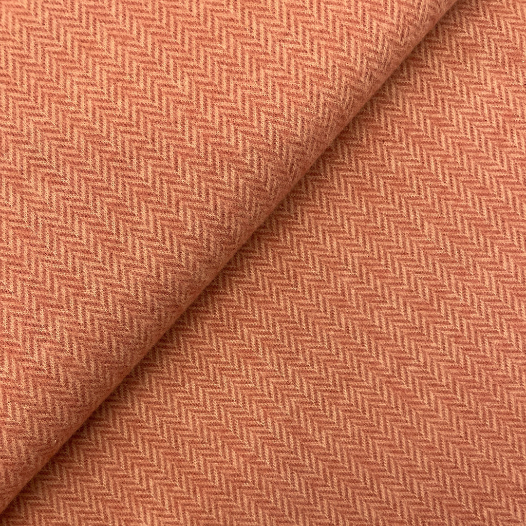 Jacquard Sweat gebürstet // kleine Fischgräten