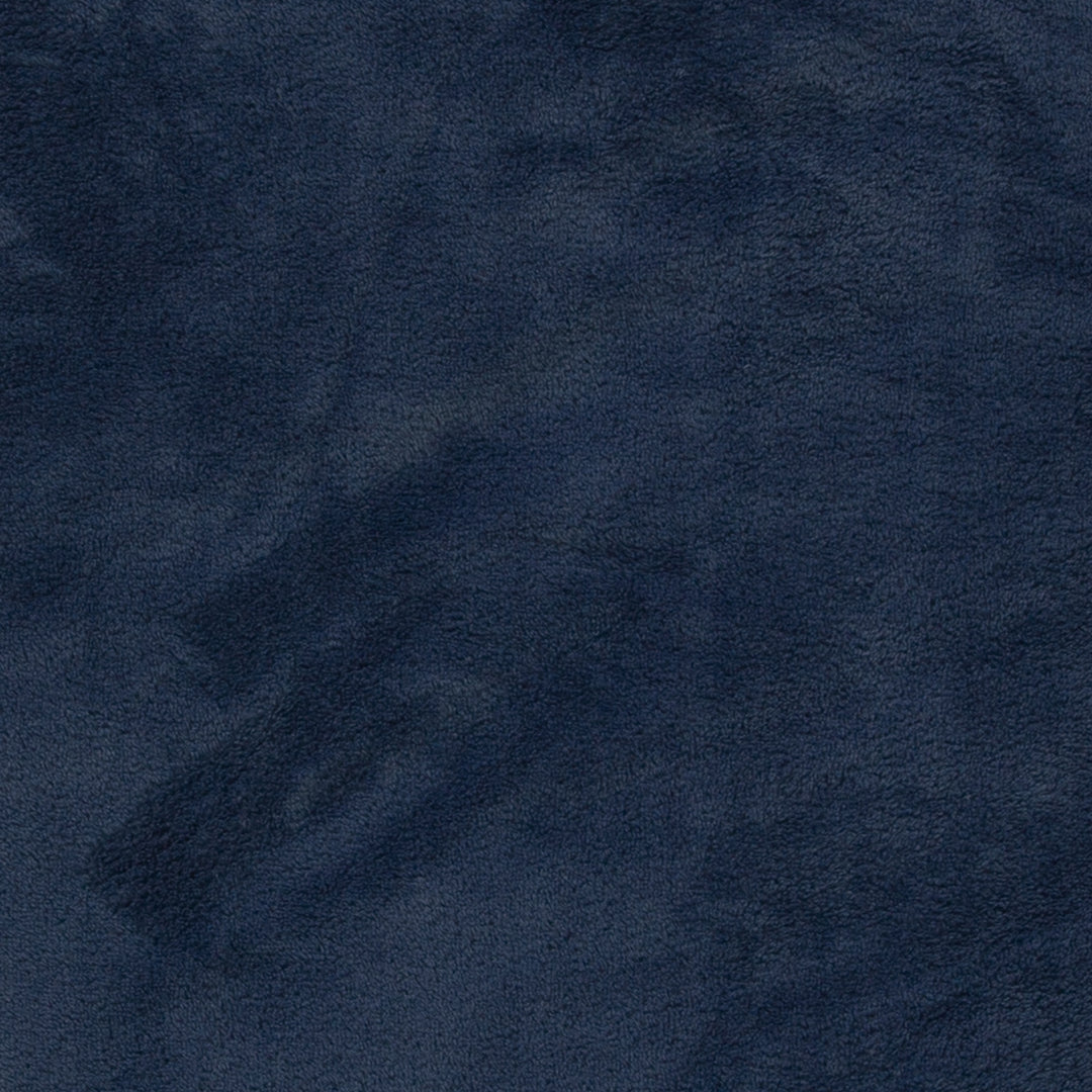 Wellness-Fleece Plüsch Uni // taupe blau