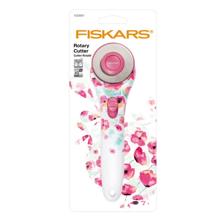 Fiskars Rollmesser Geometrisch 45mm // Blumenmotiv