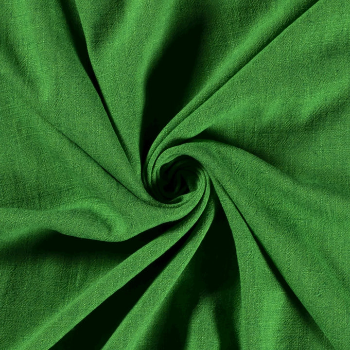 Viskose-Leinen Uni // grün