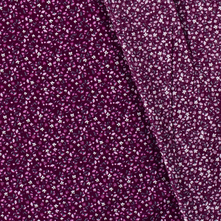 Stoffpaket Purple-Floral Box // 4X 0.3M X 1.40M Baumwollstoffe