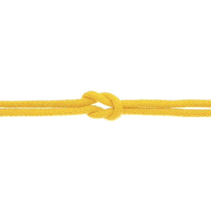 Baumwolle rund 8 mm Uni // gelb