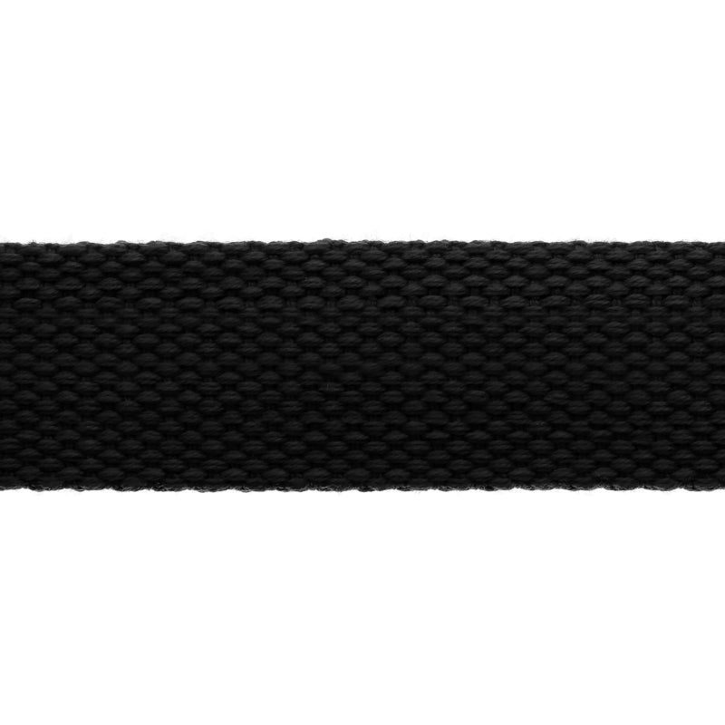 Gurtband 25 mm Uni // schwarz