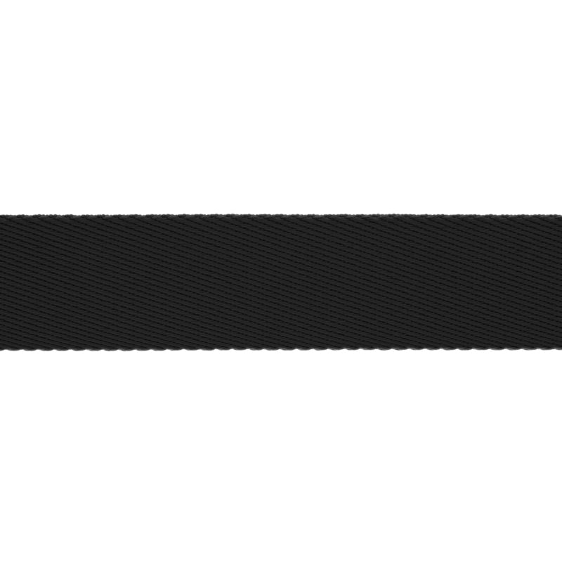 Gurtband 38 mm x 1,6 mm Uni // schwarz