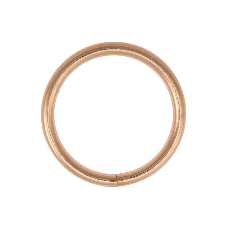 O-Ring Rundring 35 mm 2 Stück // roségold