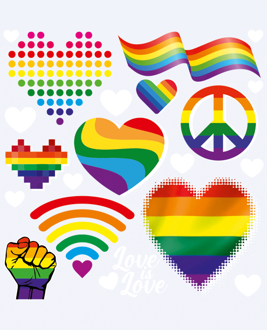 Applikationen Bügelbilder Patches // Pride LGBTQ