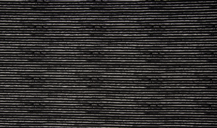 Baumwolle Poplin Streifen // weiß auf schwarz