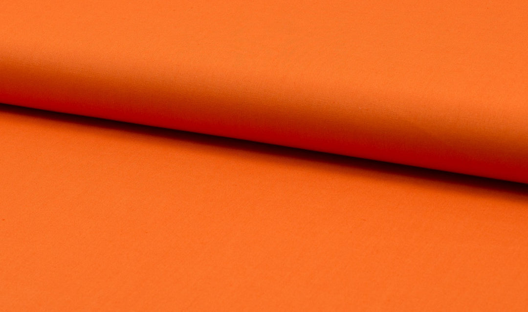 Baumwolle Poplin Uni // orange