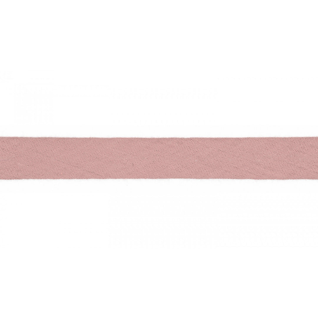 Schrägband Musselin Uni 20 mm // pastellrosa neu