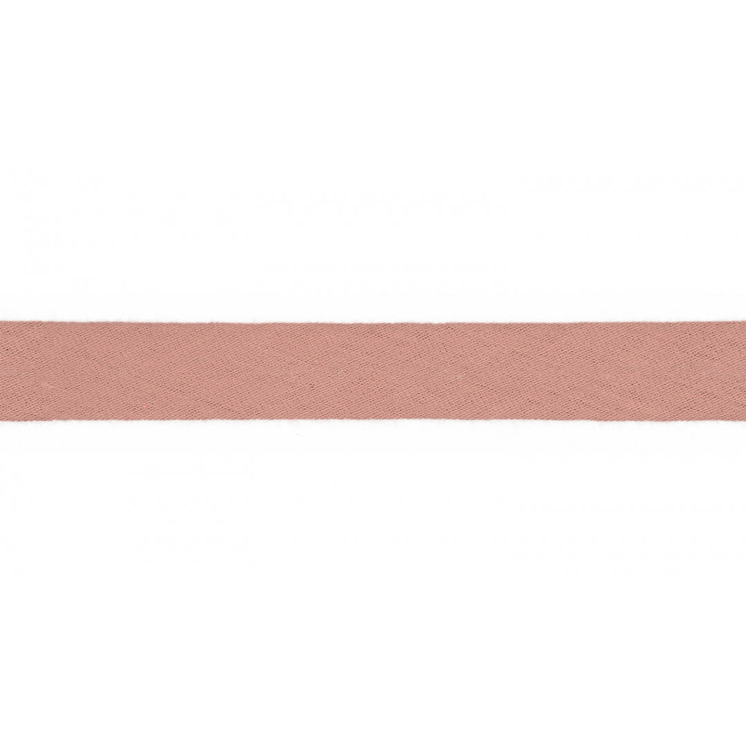 Schrägband Musselin Uni 20 mm // pastellrosa