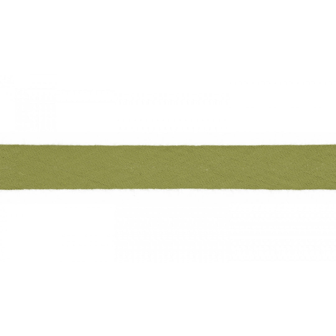 Schrägband Musselin Uni 20 mm // grün