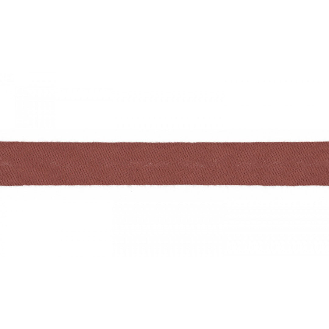 Schrägband Musselin Uni 20 mm // terracotta neu