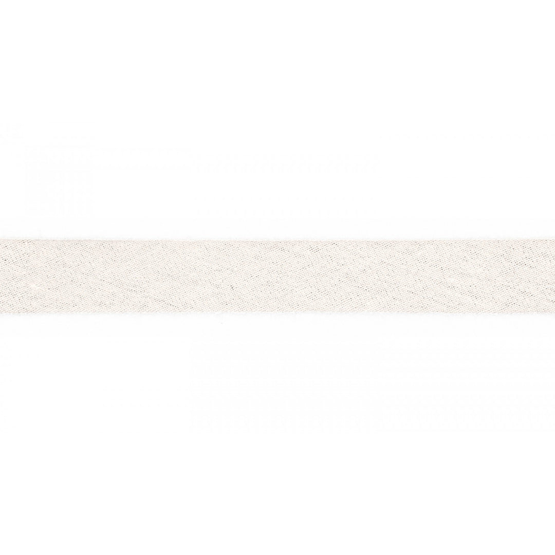Schrägband Musselin Uni 20 mm // off-white