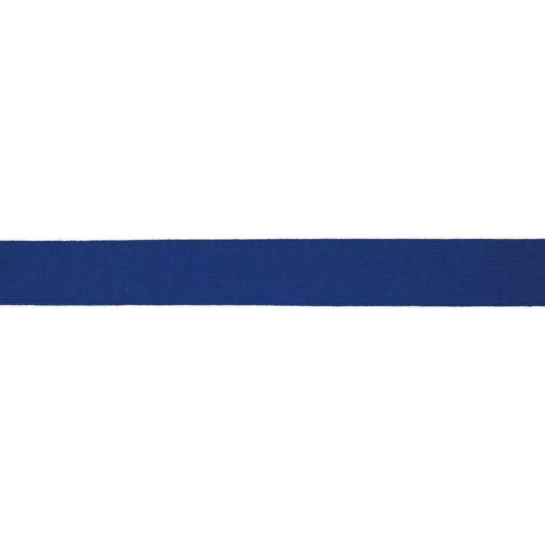 Schrägband Jersey Uni 20 mm // königsblau
