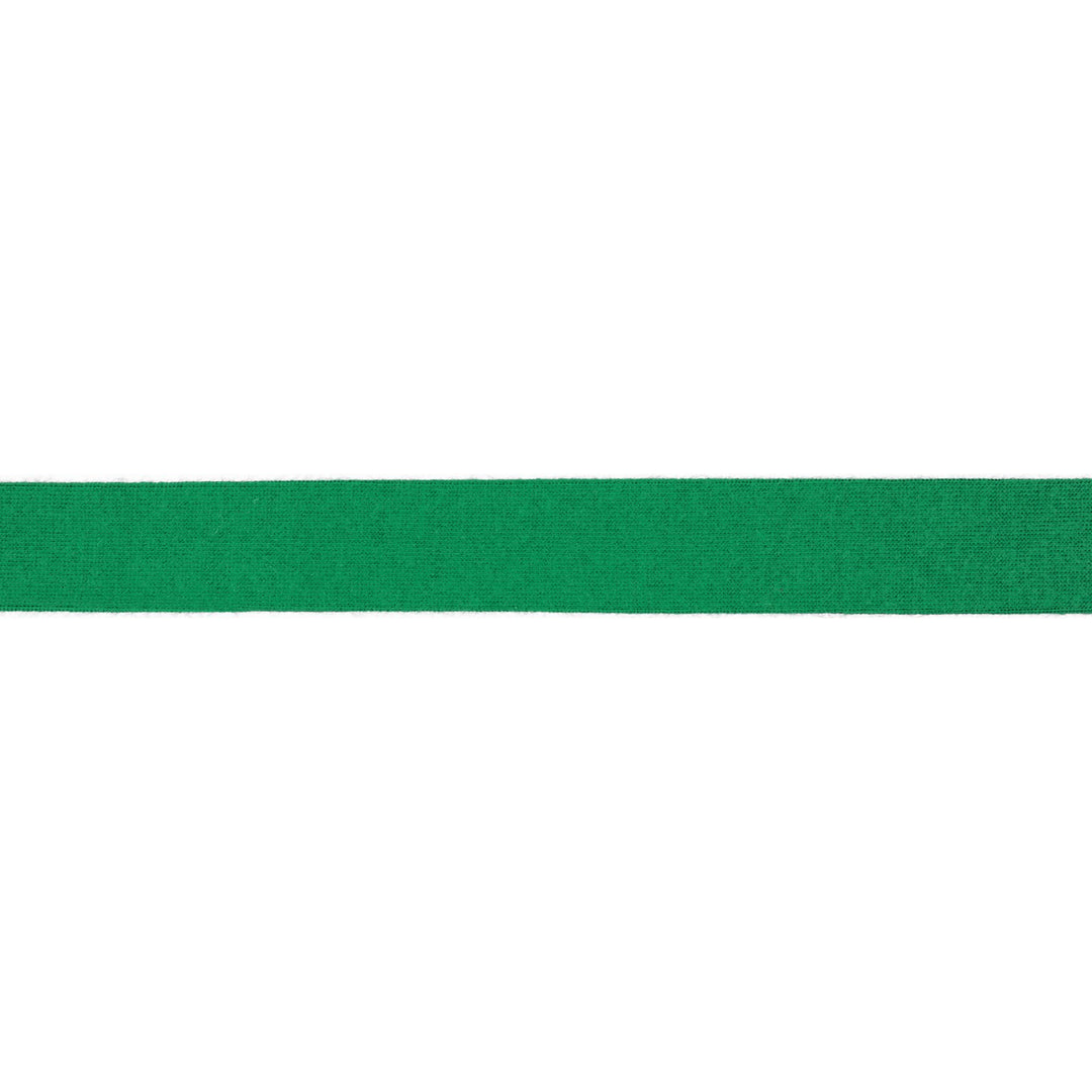 Schrägband Jersey Uni 20 mm // grün