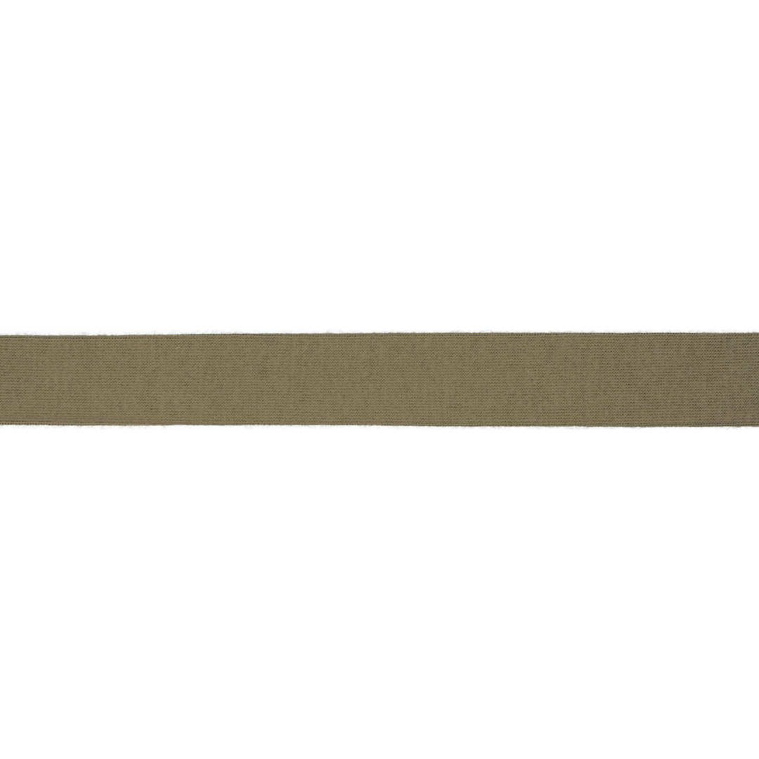 Schrägband Jersey Uni 20 mm // khaki