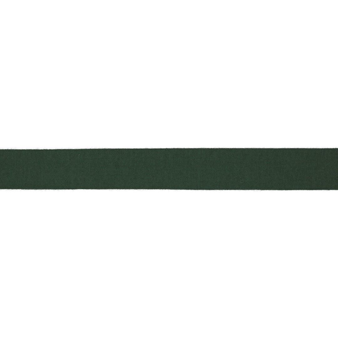 Schrägband Jersey Uni 20 mm // dunkelgrün