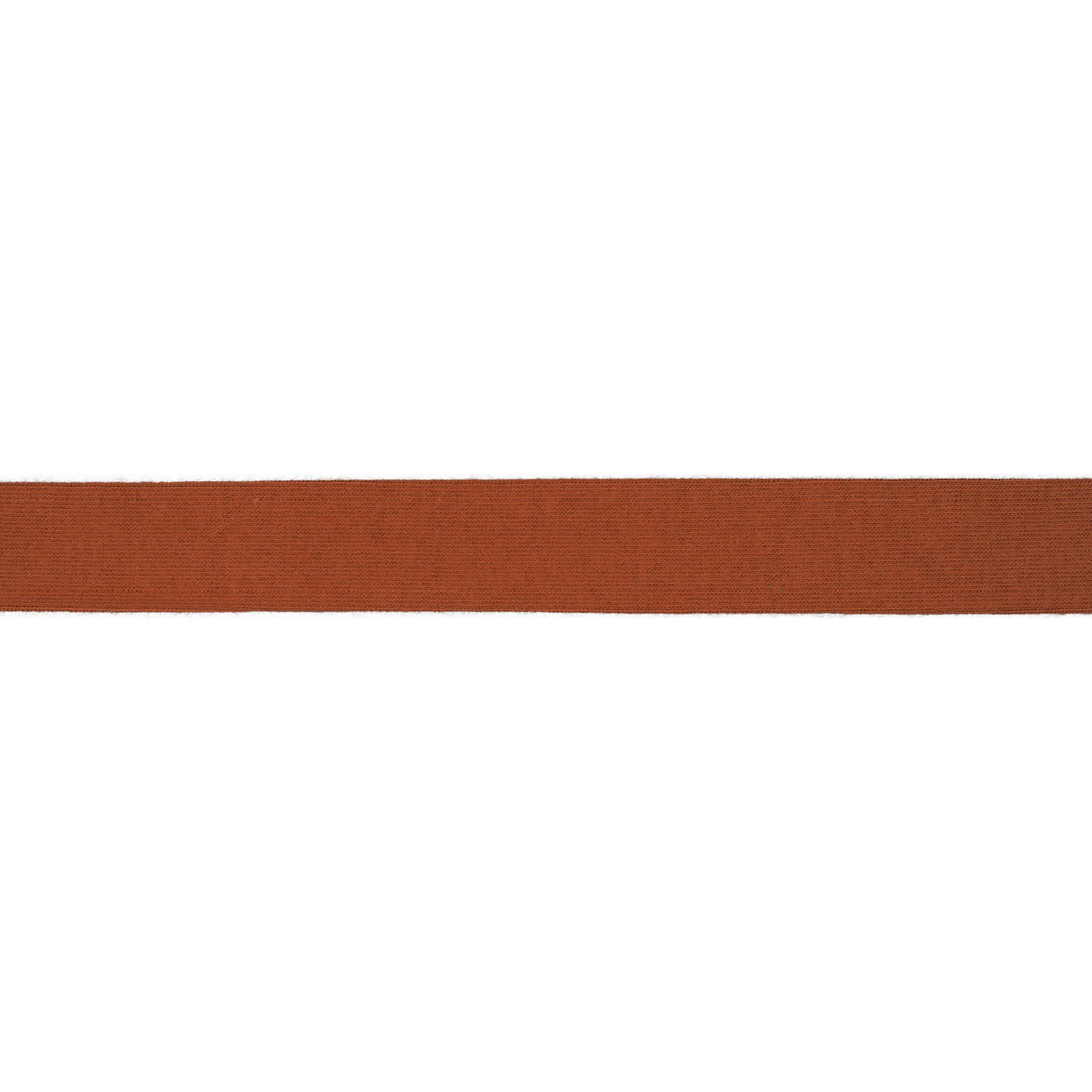 Schrägband Jersey Uni 20 mm // terracotta