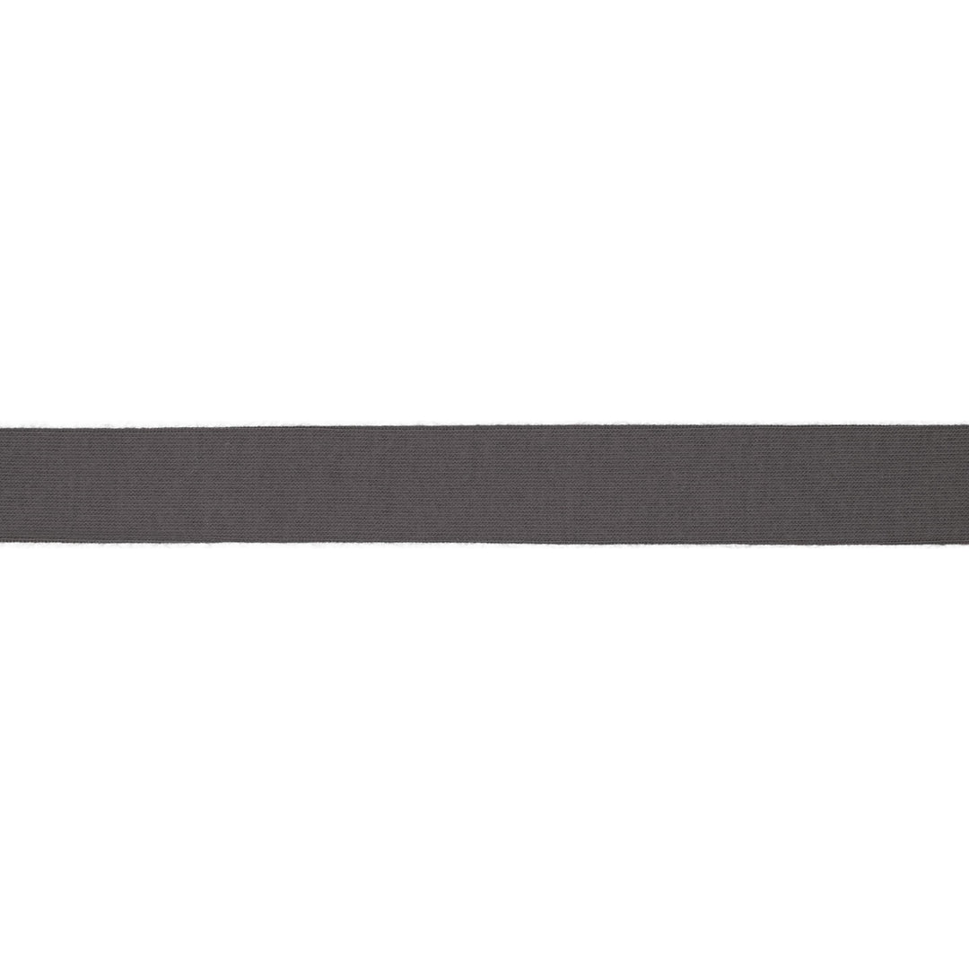 Schrägband Jersey Uni 20 mm // anthrazit