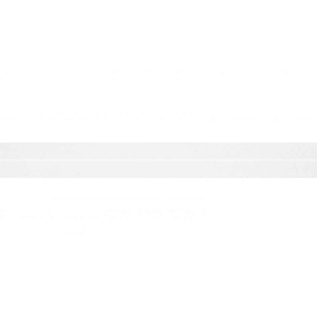 Schrägband Elastisch Glänzend Uni 20 mm // off-white