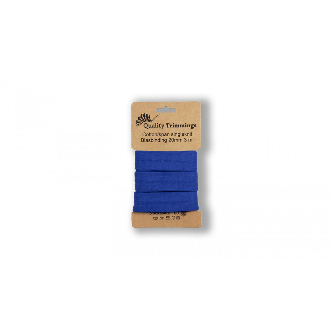 Schrägband Jersey 3 M - 20 mm // königsblau