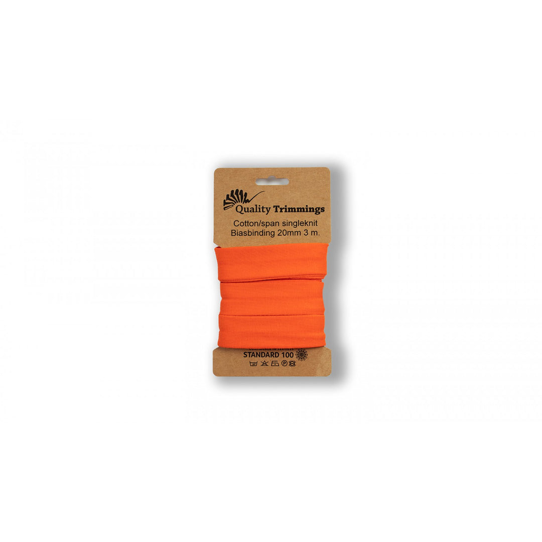 Schrägband Jersey 3 M - 20 mm // orange