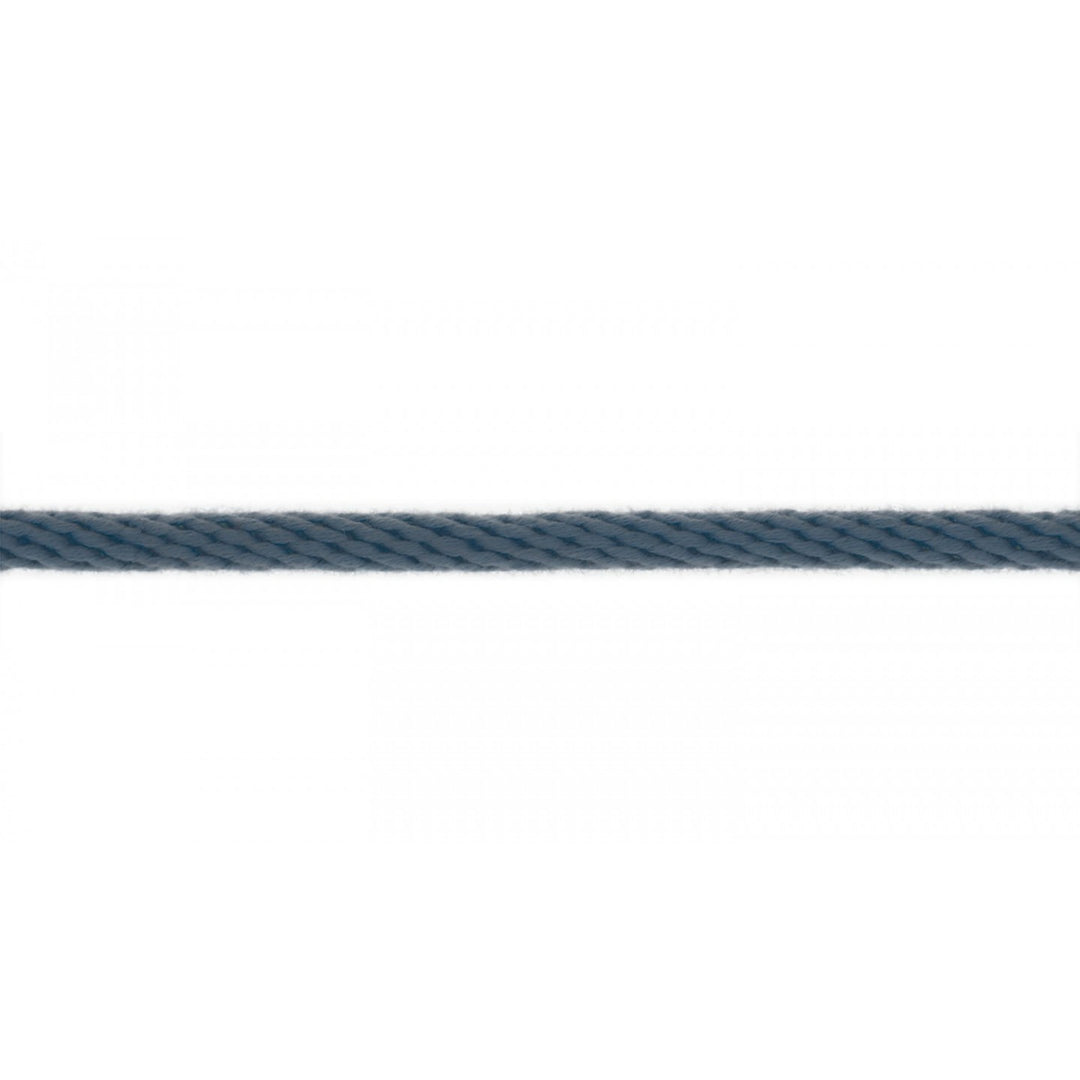 Rundkordel Uni 6 mm// jeansblau melange