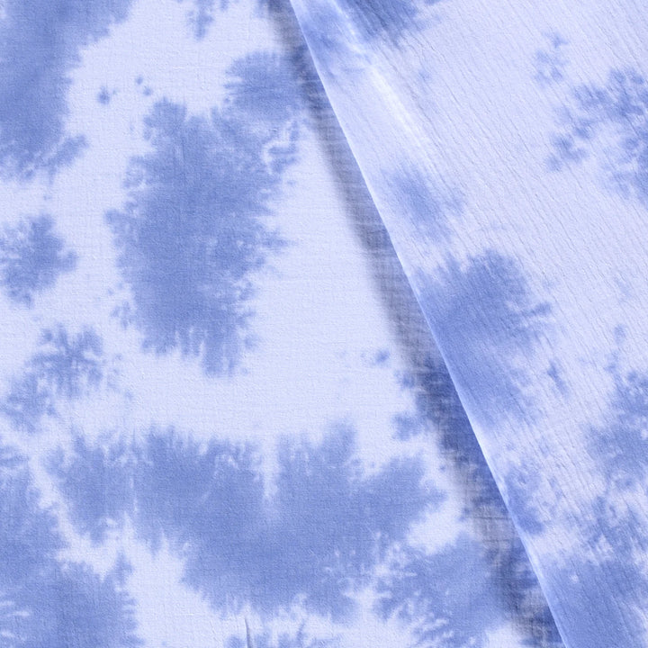 Musselin TIE DYE // blue